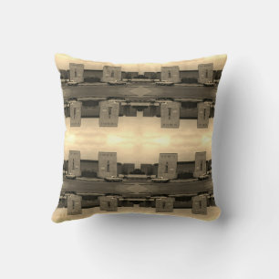 Vintage Iraq Baghdad museum  Cushion