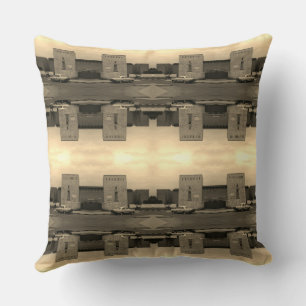 Vintage Iraq Baghdad museum Cushion