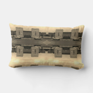 Vintage Iraq Baghdad museum  Lumbar Cushion