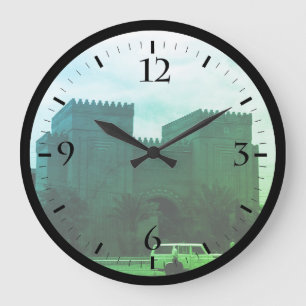 Vintage Iraq Baghdad museum Watch Large Clock