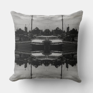 Vintage Iraq Baghdad street taxis 1970 Notebook Cushion