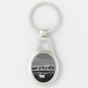 Vintage Iraq Baghdad tahrir square 1970 Key Ring
