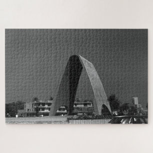 Vintage Iraq Baghdad Unknown Soldier Arch Jigsaw Puzzle