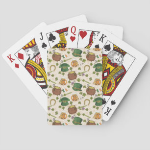 Vintage Ireland Icon Pattern Playing Cards