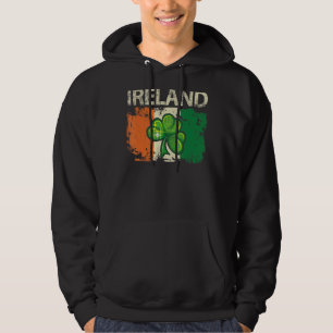 Vintage Ireland Irish Flag Pride Hoodie