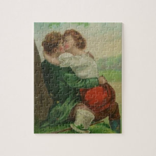 Vintage Ireland Irish Romance St. Patrick's Day Jigsaw Puzzle