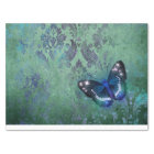 Vintage iridescent Damask Butterfly