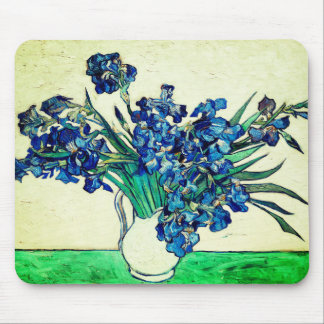 Vintage Irises (1890) by Vincent Van Gogh Mouse Pad