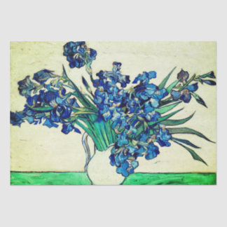 Vintage Irises (1890) by Vincent Van Gogh  Tissue Paper