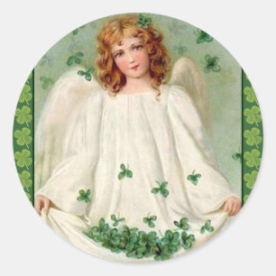 Vintage Irish Angel sticker