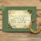 Vintage Irish Blessing and Shamrocks