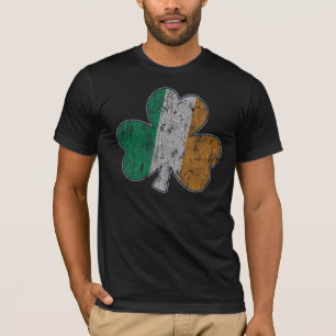Vintage Irish Flag Shamrock T-Shirt