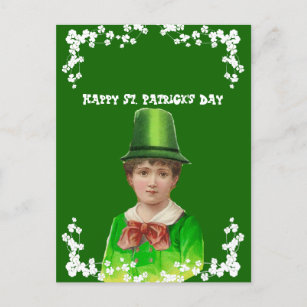 Vintage Irish Hat St. Patrick's Day Son/Grandson  Holiday Postcard