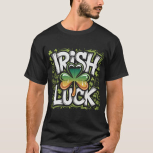 Vintage Irish Luck T-Shirt St Patricks Day, Distre