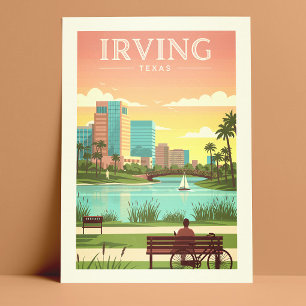 Vintage Irving Texas Postcard