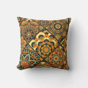 Vintage Islamic motifs, decorative seamless. Cushion