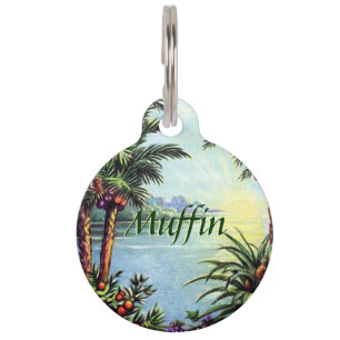 Vintage Island Pet Tag
