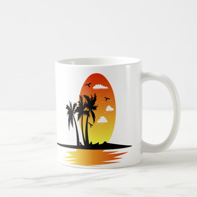 Vintage Island Tours Coffee Mug (Right)