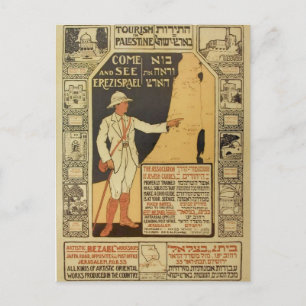 Vintage Israel Palestine Travel Postcard