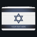 Vintage Israelian flag of Israel 10.5 inch Apple iPad Pro Cover<br><div class="desc">Vintage Israelian flag of Israel 10.5 inch Apple iPad pro cover. Custom tablet and computer accessories with country flags. Old faded look design. Novelty tablet gifts for him or her. Upload your own photo image or logo graphic optionally. Holiday or Birthday gift ideas for friends and family. Elegant protector case...</div>