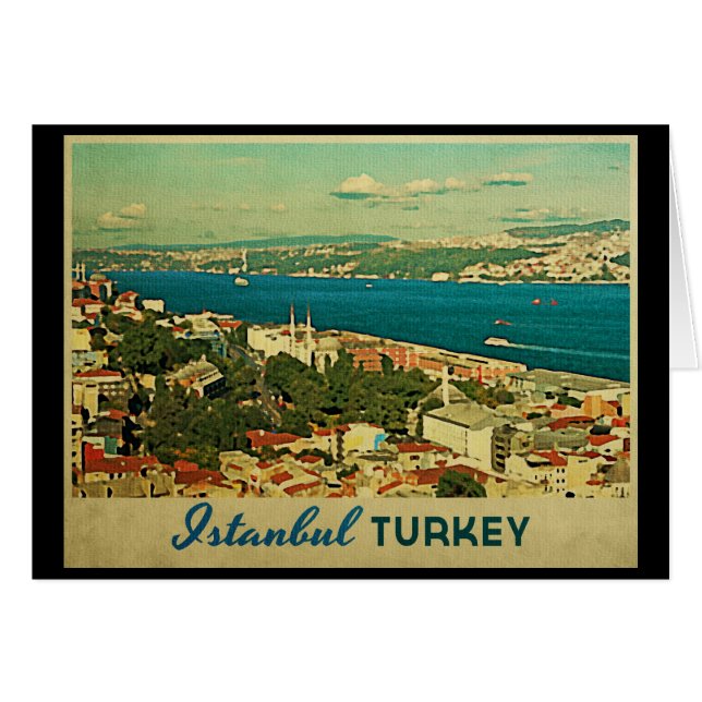 Vintage Istanbul Turkey (Front Horizontal)