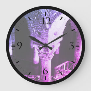 Vintage Istanbul Underground Cistern Basilica Larg Large Clock