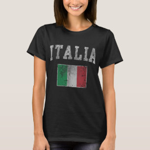 Vintage Italia Italian Flag Italy Men Women Kids Y T-Shirt
