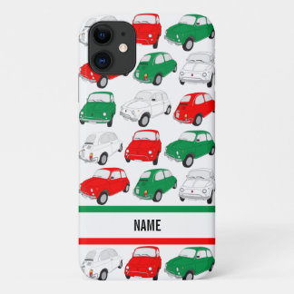Vintage Italian Car Pattern iPhone Case