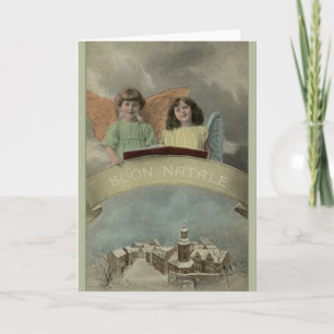Vintage Italian Christmas Greeting Card