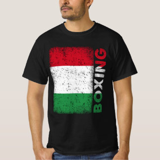 Vintage Italian Flag Boxing T-Shirt