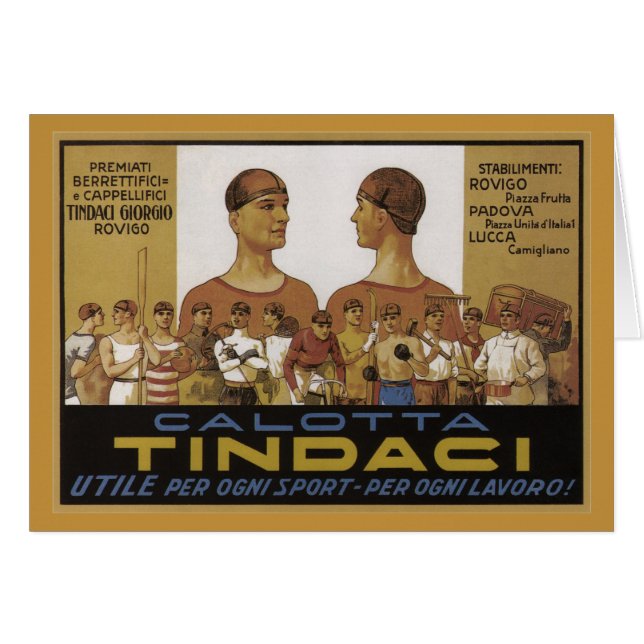 Vintage Italian Hat Ad (Front Horizontal)