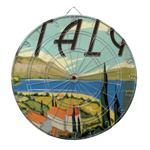 Vintage Italian Poster Dartboard