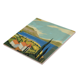 Vintage Italian Poster Tile