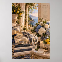 Vintage Italian Riviera Slow Living Wall Art