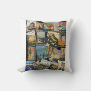 Vintage Italian Travel Posters  Cushion
