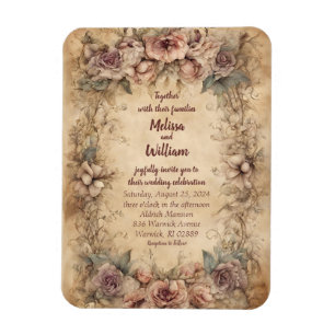 Vintage Italian Wedding Magnet