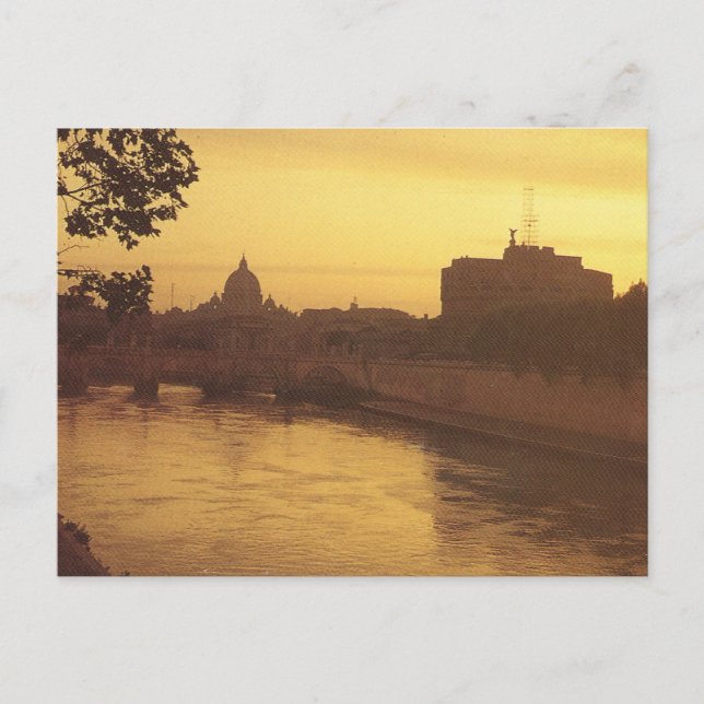 Vintage Italy,  Castello Sant'Angelo Postcard (Front)