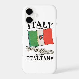 Vintage Italy Country Flag