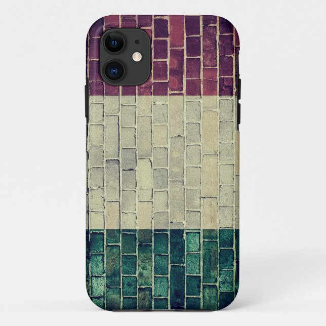 Vintage Italy flag Case-Mate iPhone Case (Back)