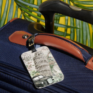 Vintage Italy Luggage Tag