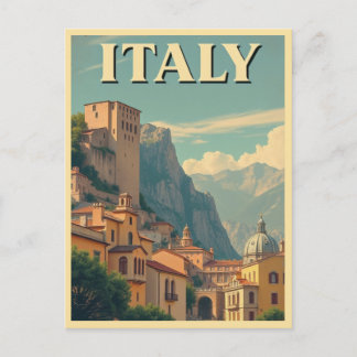 Vintage Italy Retro Italian Travel Postcard