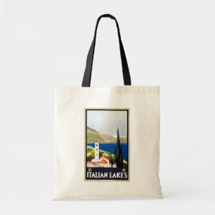 Vintage Italy Travel Advertisement Tote Bag