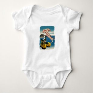 Vintage Italy Travel Baby Bodysuit