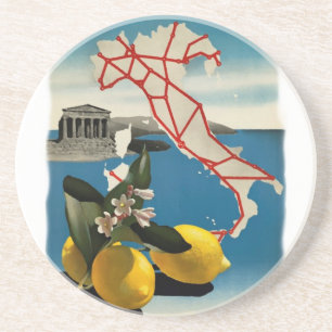 Vintage Italy Travel Coaster