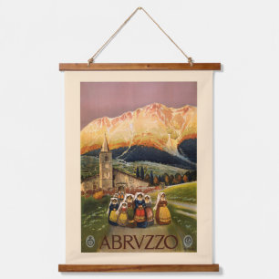 Vintage Italy Travel Hanging Tapestry