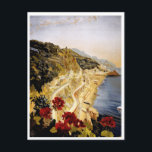 Vintage Italy Travel Poster Postcard<br><div class="desc">Vintage Travel</div>