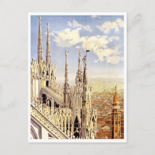 Vintage Italy Travel Poster Postcard