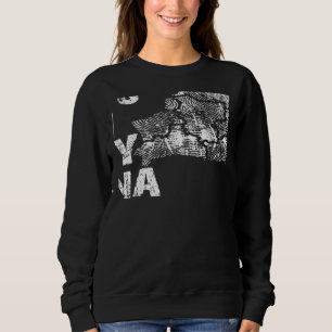 Vintage Its In My DNA Belarus Outline Map Belarusi Sweatshirt