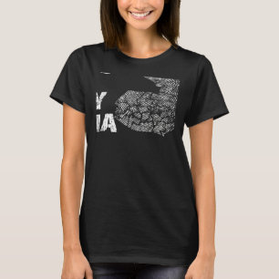 Vintage Its In My DNA Guatemala Outline Map Guatem T-Shirt