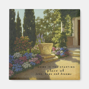 Vintage Ivan Choultse Jardin Villa Cypris Magnet